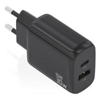 Miniatura 2 de CARGADOR AISENS GAN 30W, 1XUSB-C PD3.0 QC4.0, 1XUSB-A QC3.0, NEGRO