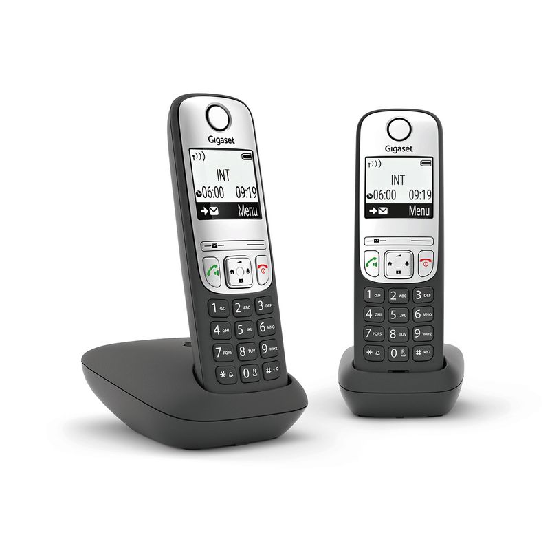 TELEFONO GIGASET A690 DUO IBERIA NEGRO - Imagen 2 de 3