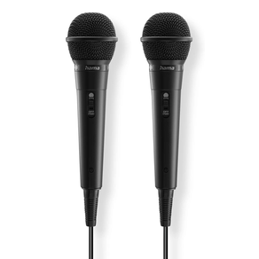 Hama - Micrófono Dinámico ``Karaoke´´ 2uds
