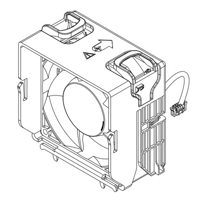 PowerEdge T160 PCIe Fan Customer Kit - Imagen 1 de 2