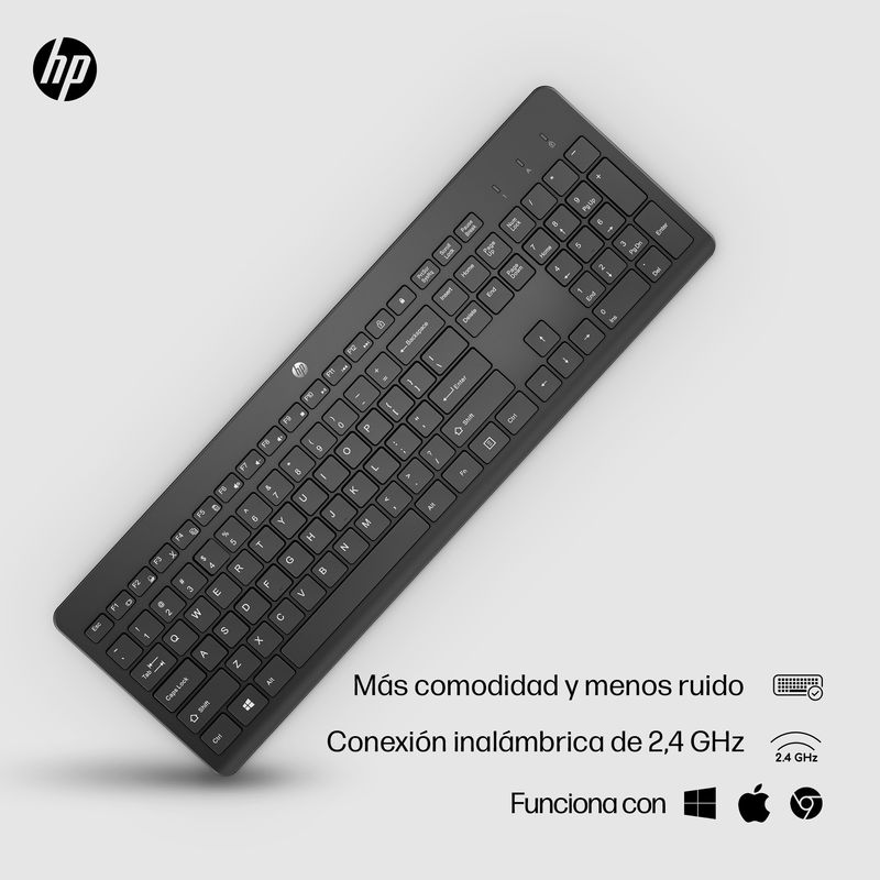 TECLADO HP 230 INALAMBRICO - Imagen 6 de 9