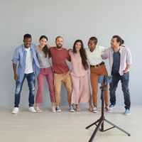 Miniatura 4 de Hama Solid 160 2D tripode Smartphone Negro