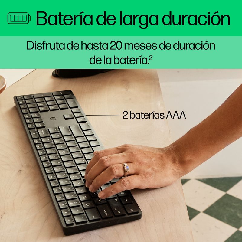 TECLADO HP 450 PROGRAMABLE INALAMBRICO - Imagen 12 de 16