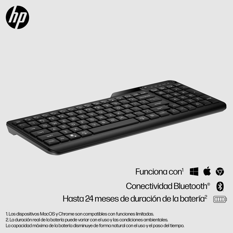 TECLADO HP 460 MULTIDISPOSITIVO INALAMBRICO - Imagen 5 de 6