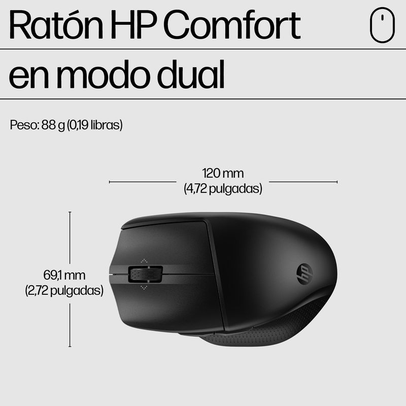 HP 680 CFT DUAL-MODE KB/MSE COMBO SPAIN - SPANISH LOCALIZATION - Imagen 7 de 7