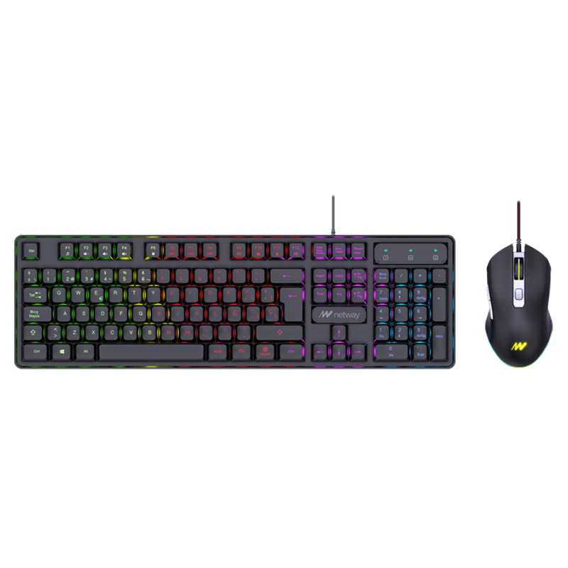 TECLADO + RATON NETWAY GAMING RGB XK301 - Imagen 2 de 2