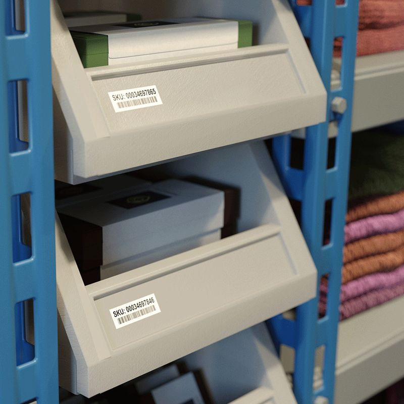 CINTA CONTINUADA PELICULA PLASTICA BLANCA 29X15.24 DK22211 - Imagen 4 de 4