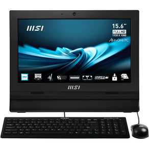 MSI AIO PRO AP162T ADL-042XEU. 15.6" IPS TACTIL. N100. DDR4 8GB. SSD 256GB. SIN S.O.SIN TECL+RAT. NEGRO
