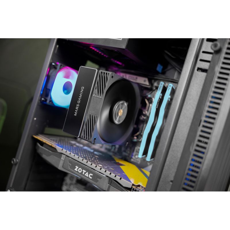 MARS GAMING Ventilador MCPU-X4 120MM 220W Negro - Imagen 13 de 13