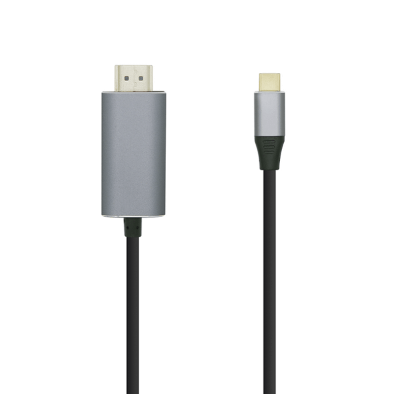 AISENS - CABLE CONVERSOR USB-C A HDMI 4K@60HZ, USB-C/M-HDMI/M, NEGRO, - Imagen 1 de 4