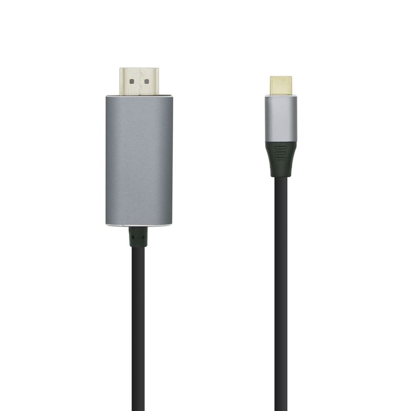 AISENS - CABLE CONVERSOR USB-C A HDMI 4K@60HZ, USB-C/M-HDMI/M, NEGRO, - Imagen 2 de 4