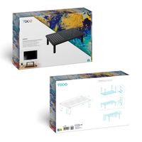 Miniatura 8 de Tooq TQMR081 Soporte elevador monitores Negro