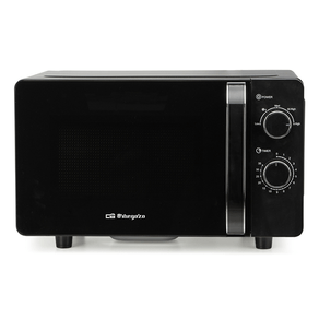 HORNO MICROONDAS SIN GRILL ORBEGOZO MI 2061 CE 20 LITROS NEGRO