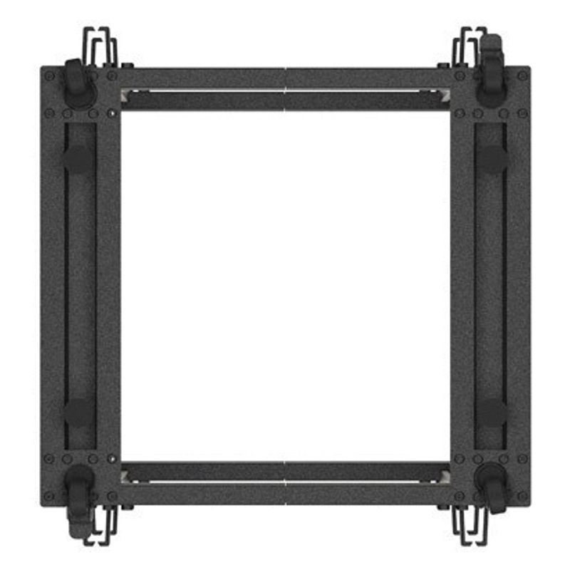 ARMARIO LANBERG ABIERTO RACK 19" 15U 600X600 AJUSTABLE HASTA 1100 NEGRO - Imagen 3 de 8