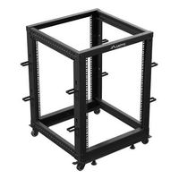 Miniatura 4 de ARMARIO LANBERG ABIERTO RACK 19" 15U 600X600 AJUSTABLE HASTA 1100 NEGRO