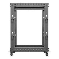 Miniatura 5 de ARMARIO LANBERG ABIERTO RACK 19" 15U 600X600 AJUSTABLE HASTA 1100 NEGRO
