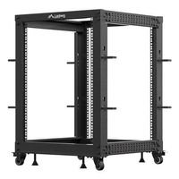 Miniatura 7 de ARMARIO LANBERG ABIERTO RACK 19" 15U 600X600 AJUSTABLE HASTA 1100 NEGRO
