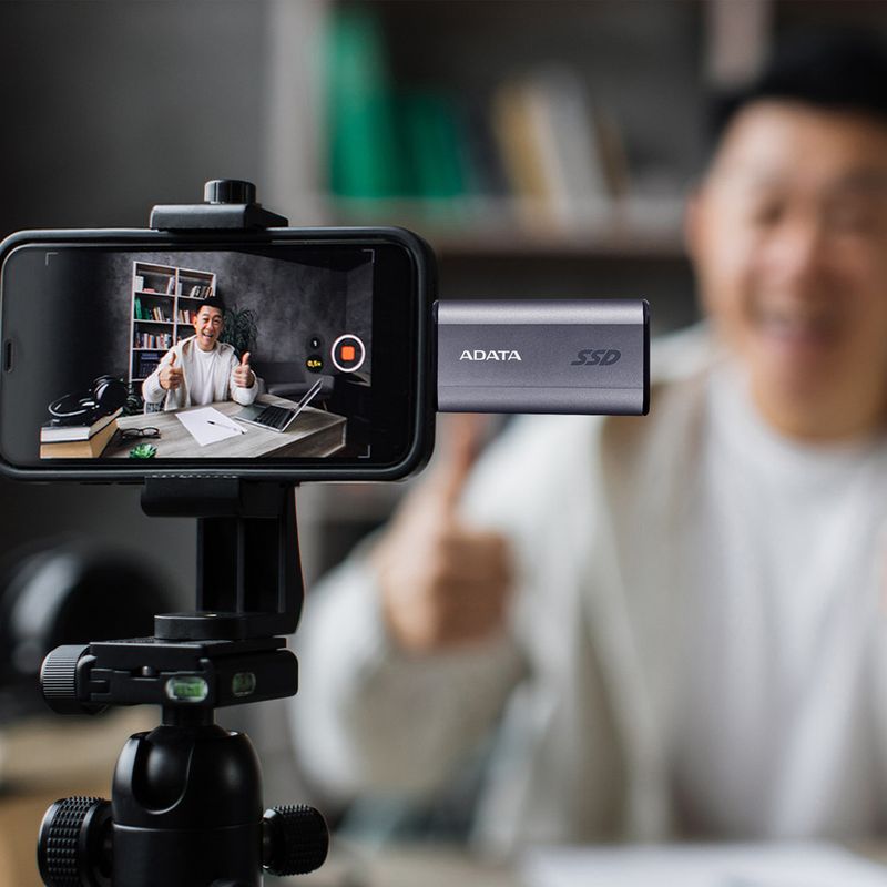 ADATA SC750 SSD Externo 500GB USB 3.2 Gen2 Grey - Imagen 11 de 12