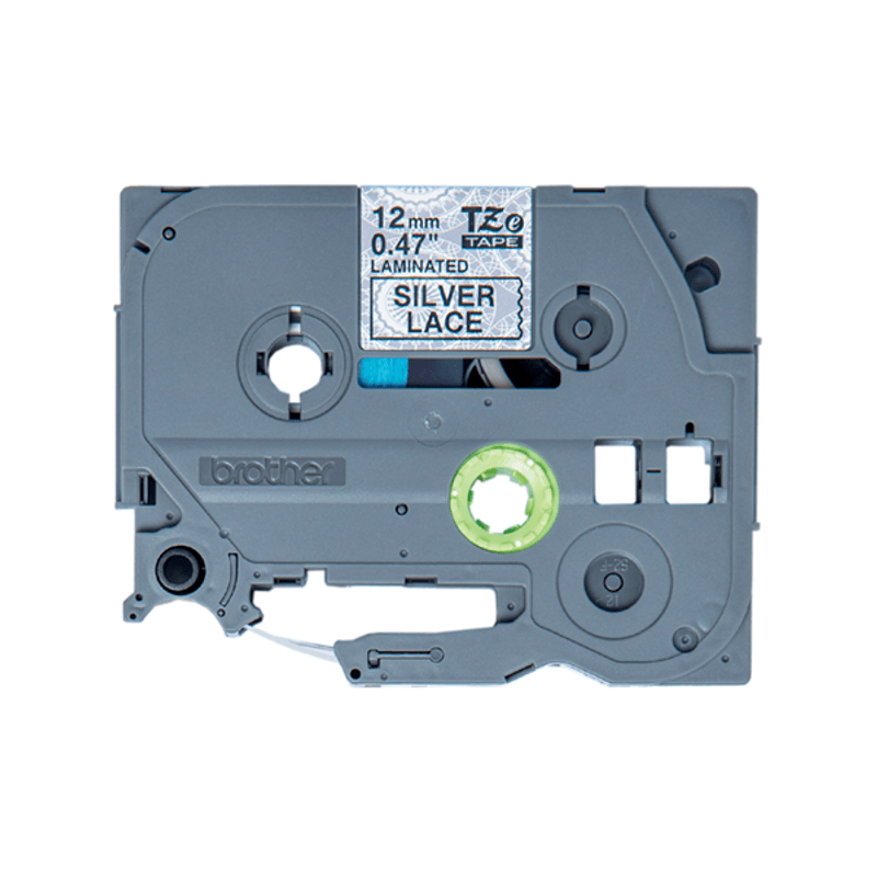 Tape/TZEMPSL31 12MM BLACKON SILVER LACE - Imagen 1 de 1