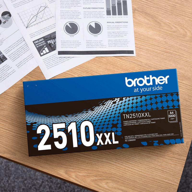 TONER BROTHER NEGRO TN-2510XL - Imagen 3 de 6