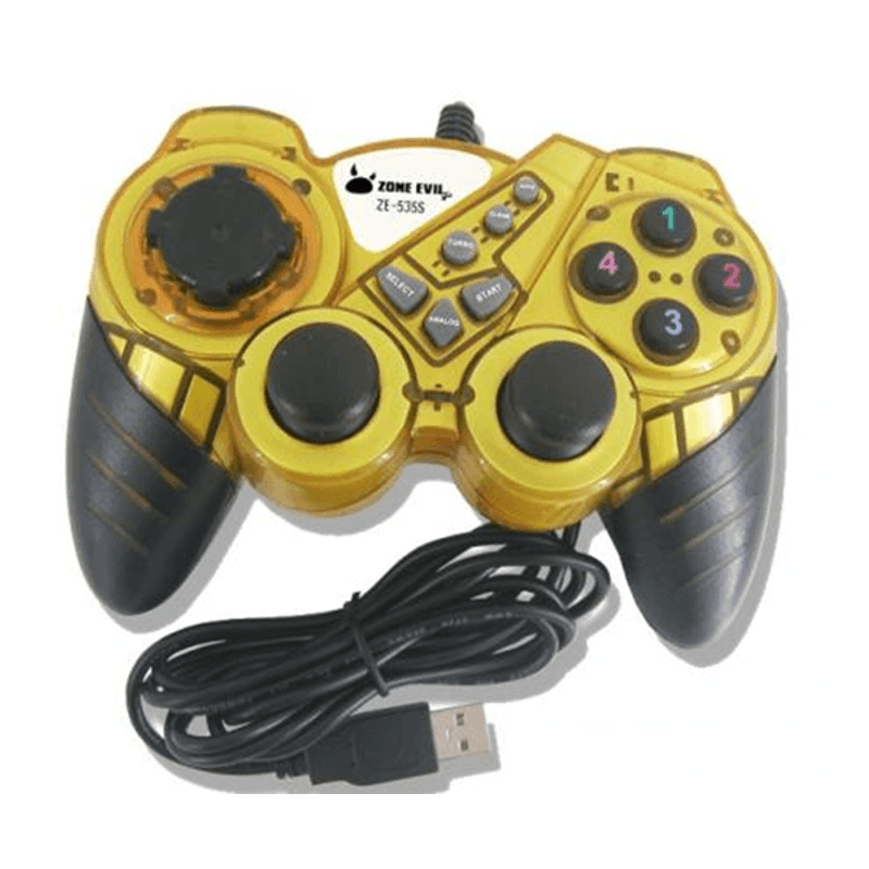 GAMEPAD ZONE EVIL ELITE AMARILLO ZE-535S YELLOW - Imagen 1 de 4