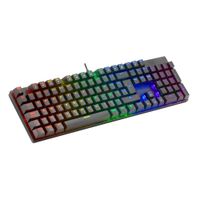 Miniatura 3 de TECLADO MECANICO MARS GAMING MK422 US SWITCH AZUL PR DE 100Hz ANTI-GHOSTING AVANZADO RGB NEGRO