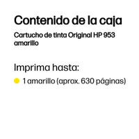 Miniatura 4 de HP 953 Cartucho Amarillo  F6U14AE Officejet 8710
