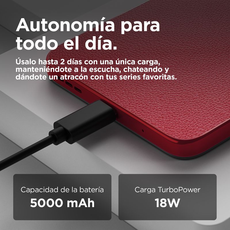 MOTOROLA moto g05 moto g05 6.67" 4G 4GB/128GB Rojo - Imagen 18 de 18