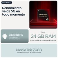 Miniatura 18 de MOTOROLA moto g56 5G moto g56 5G 6.72" 5G 8GB/512GB Gris