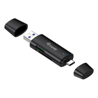 Miniatura 1 de CARD READER EXTERNO EQUIP USB 3.2 DOBLE CONEXION USB-A & USB-C SD TF