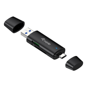 CARD READER EXTERNO EQUIP USB 3.2 DOBLE CONEXION USB-A & USB-C SD TF