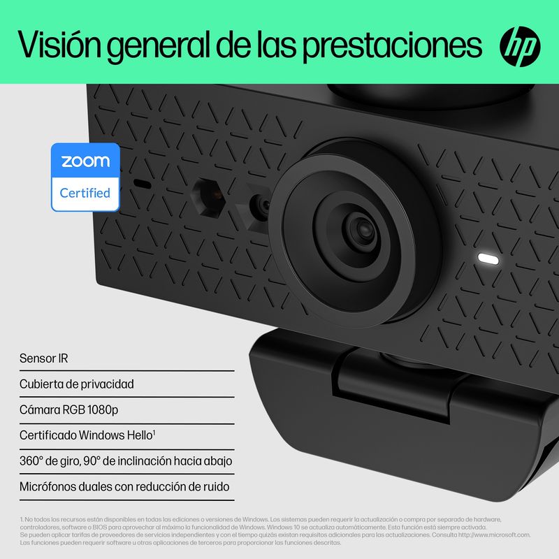 WEBCAM HP 620 FHD USB - Imagen 17 de 29