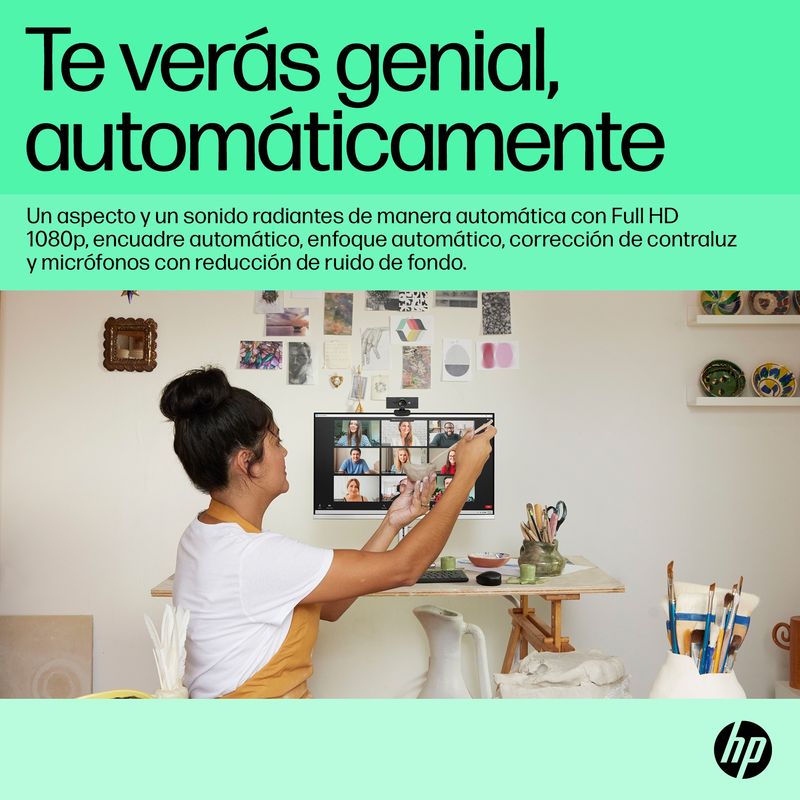 WEBCAM HP 620 FHD USB - Imagen 19 de 29