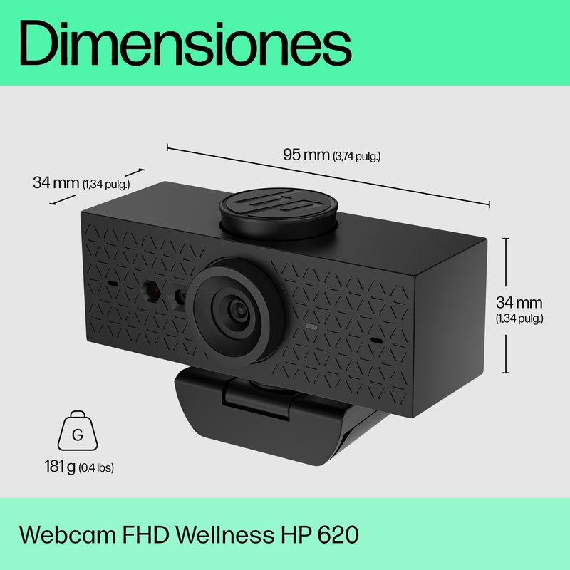 WEBCAM HP 620 FHD USB - Imagen 20 de 29