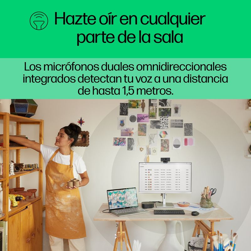 WEBCAM HP 620 FHD USB - Imagen 29 de 29