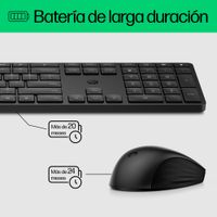 Miniatura 10 de HP 650 WIRELESS KB/MSE COMBO BLK