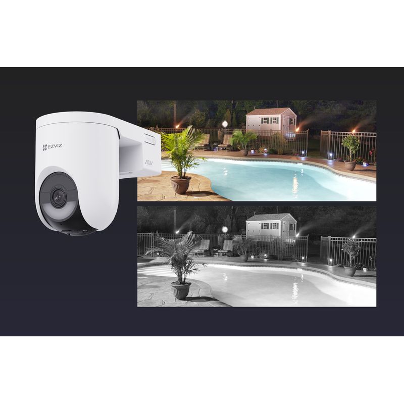 EZVIZ CAMARA WIFI EXTERIOR HB8 2K+ 4MP PANORAMICA/INCLINACION CON BATERIA - Imagen 17 de 51
