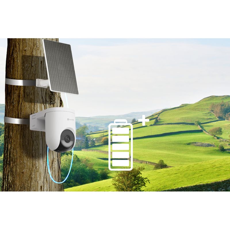 EZVIZ CAMARA WIFI EXTERIOR HB8 2K+ 4MP PANORAMICA/INCLINACION CON BATERIA - Imagen 18 de 51