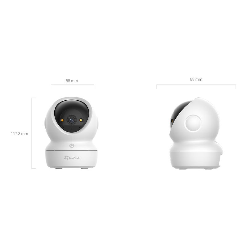 EZVIZ CAMARA WIFI INTERIOR H6C G1 3K PANORAMICA/INCLINACION - Imagen 9 de 51