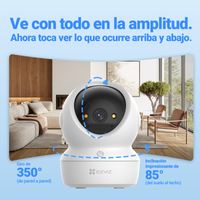 Miniatura 44 de EZVIZ CAMARA WIFI INTERIOR H6C G1 3K PANORAMICA/INCLINACION