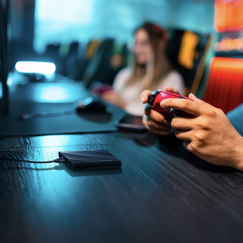 DISCO M.2 EXTERNO T9 shield PCIe NVMe USB 3.2 SAMSUNG MU-PG1T0B/EU 1TB BLACK - Imagen 4 de 17