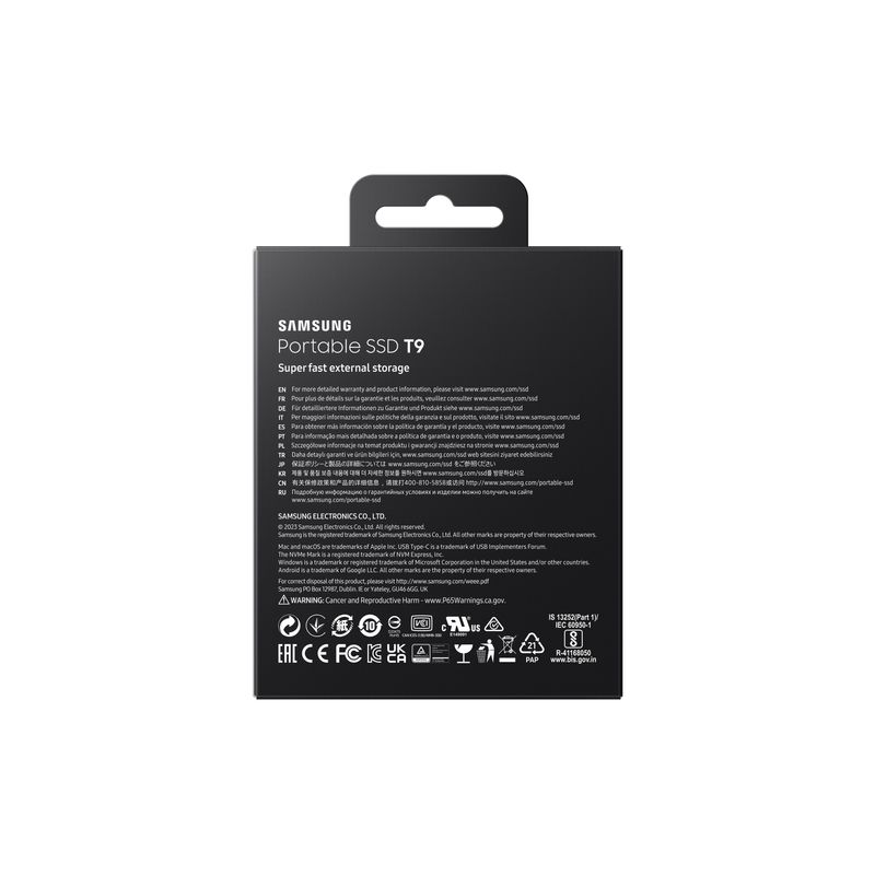 SSD EXT SAMSUNG T9 2TB USB C - Imagen 14 de 17