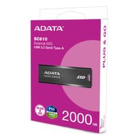 Miniatura 9 de ADATA SC610 SSD Externo 2TB USB 3.2 Gen2 Negro