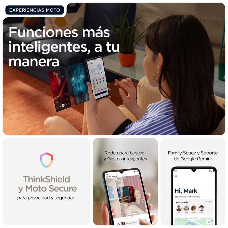 MOTOROLA moto g06 power moto g06 power 6.88" 4G 4GB/256GB Caqui - Imagen 2 de 19