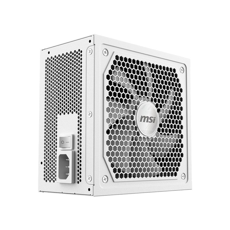 Fuente Alimentación 1000W MSI MAG A1000GL PCIE5 WHITE 80 PLUS Gold Fully-Modular Blanco - Imagen 5 de 10