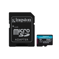 Miniatura 1 de MEMORIA 256GB MICROSDXC KINGSTON CANVAS GO PLUS GEN4 200MB