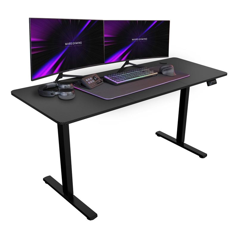 Mars Gaming MGD-ERGOPRO160 Mesa Eléctrica Negra - Imagen 6 de 9