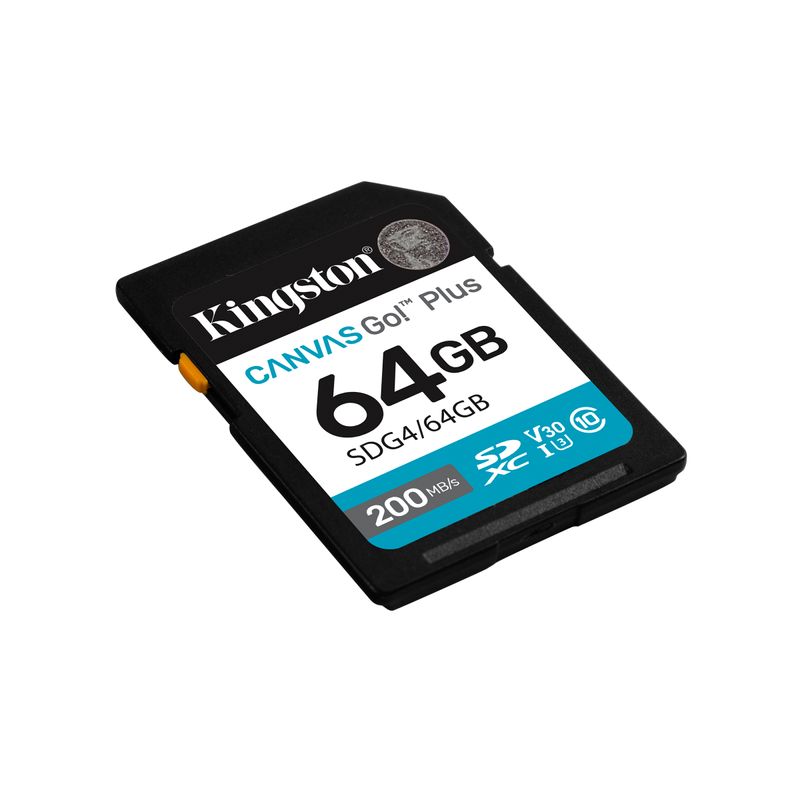 MEMORIA 64GB SDXC KINGSTON CANVAS GO PLUS GEN4 - Imagen 3 de 6