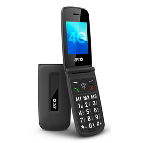 SPC 2342N Titan 4G Movil Senior 2.4 S.HELP Negro