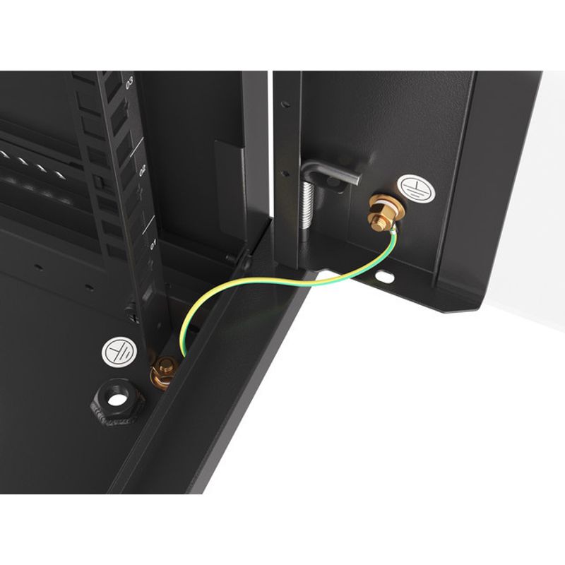 ARMARIO LANBERG MURAL RACK 19" 27U/600X450 FLAT PACK V2 NEGRO - Imagen 4 de 10